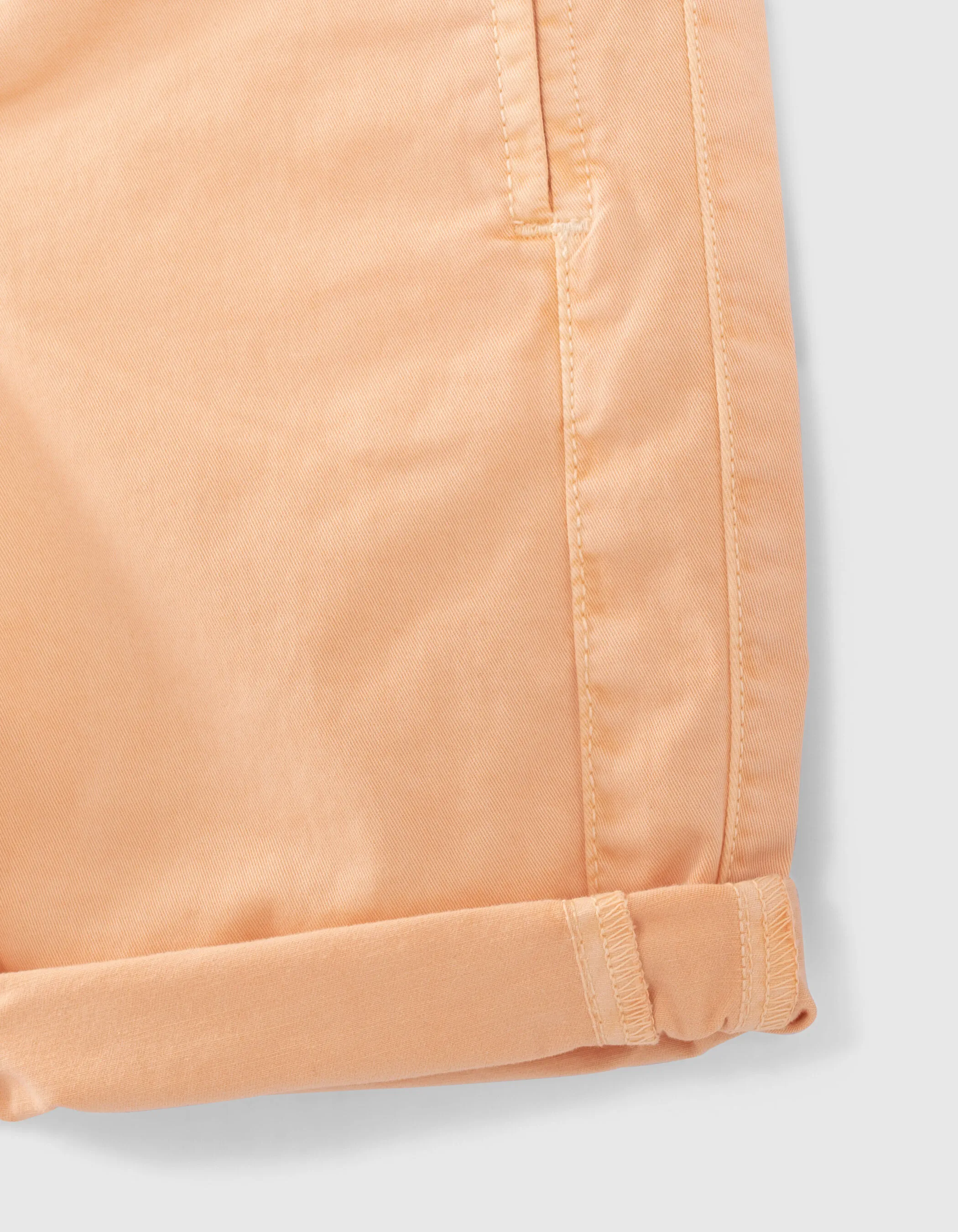 Bermuda chino orangé garçon