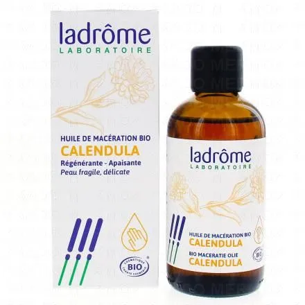 LADRÔME Huile de macération de Calendula bio flacon 100ml