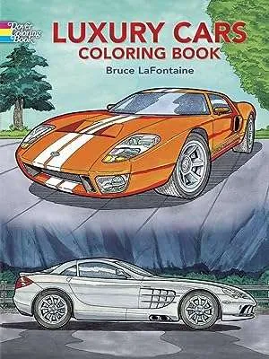 Livre de coloriage de voitures de luxe 
