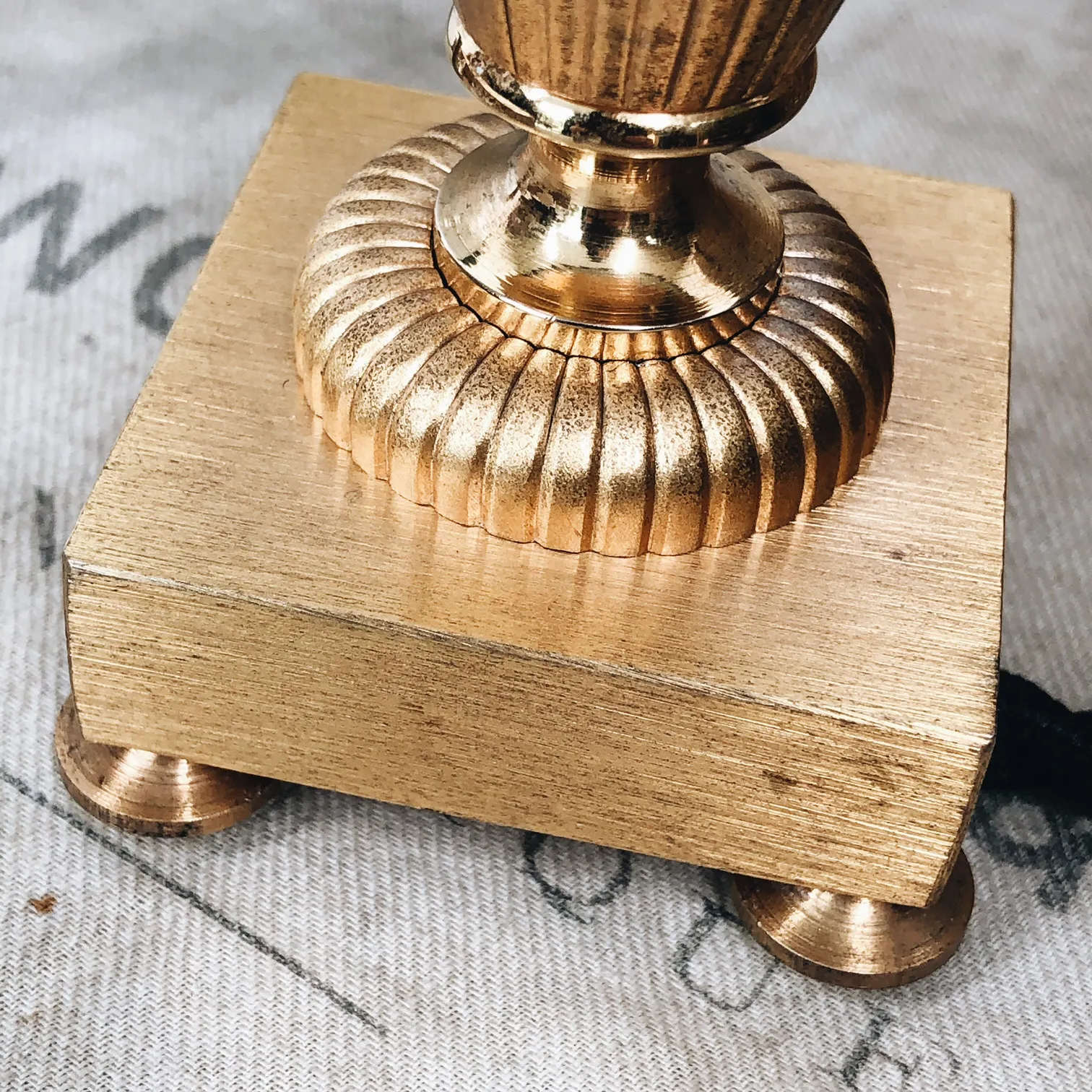 Petite lampe black & gold 