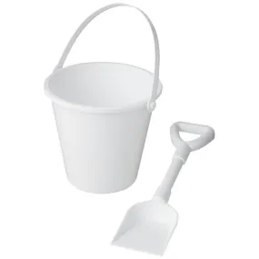Seau et pelle de plage Tides en plastique recyclé (ref : 210241)