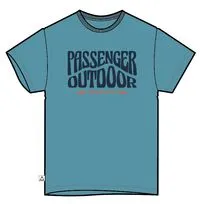 T-shirt en Coton Recyclé Yuca - Bleu Piscine